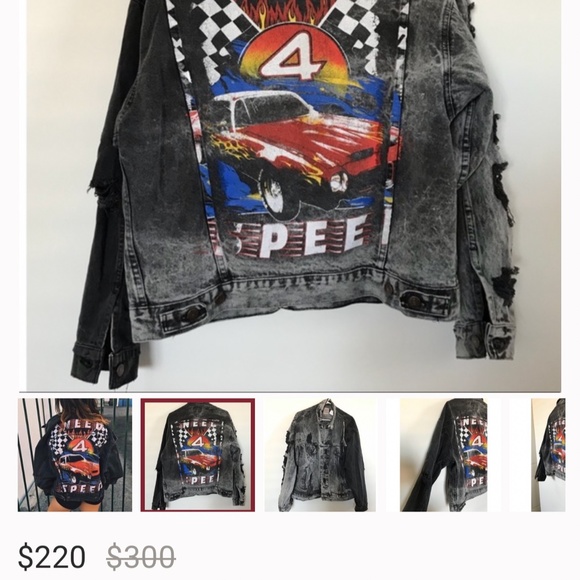 Furst Of a Kind “NEED 4 SPEED” vintage denim jacket - Picture 4 of 4